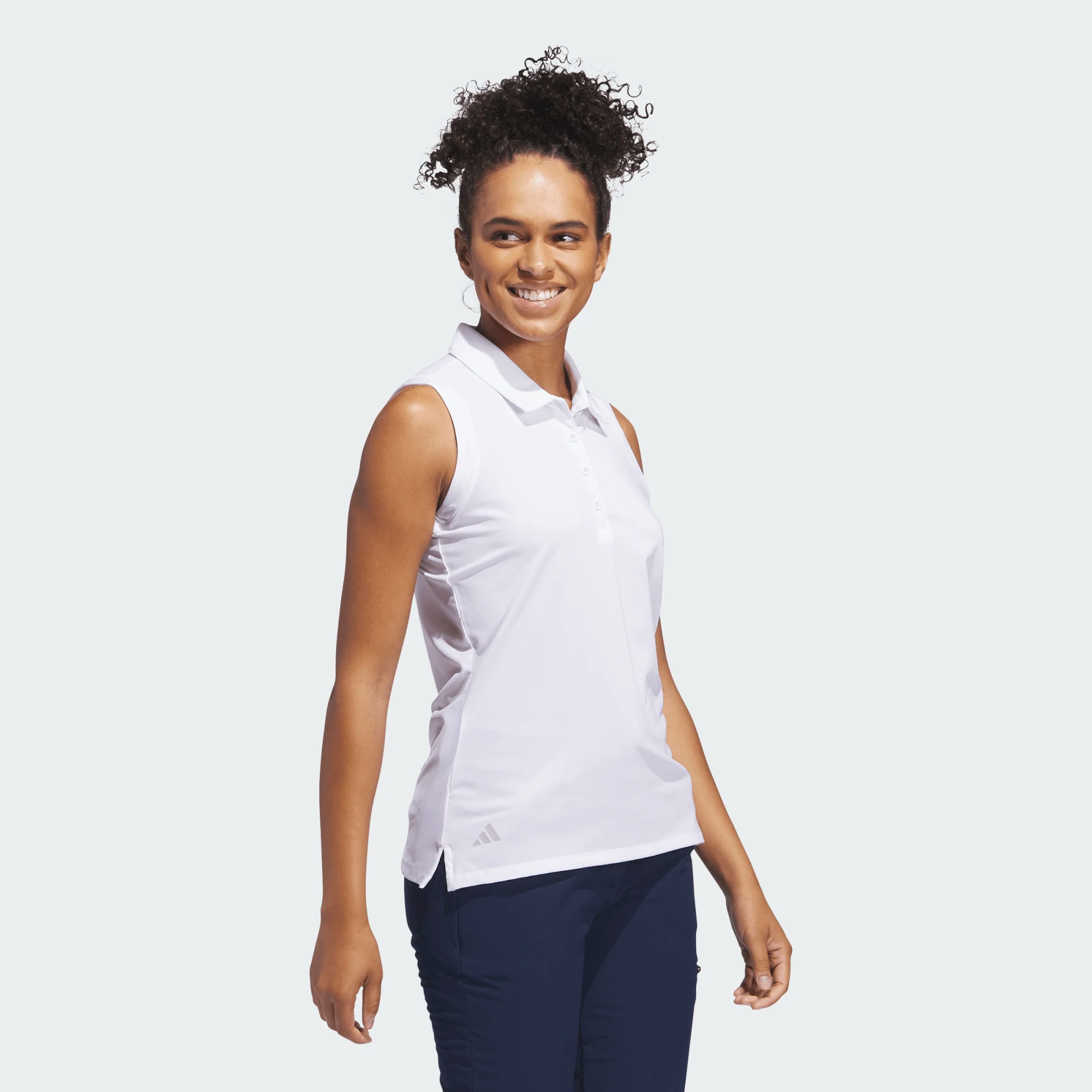 Adidas Ladies Ultimate365 Solid Sleeveless Polo