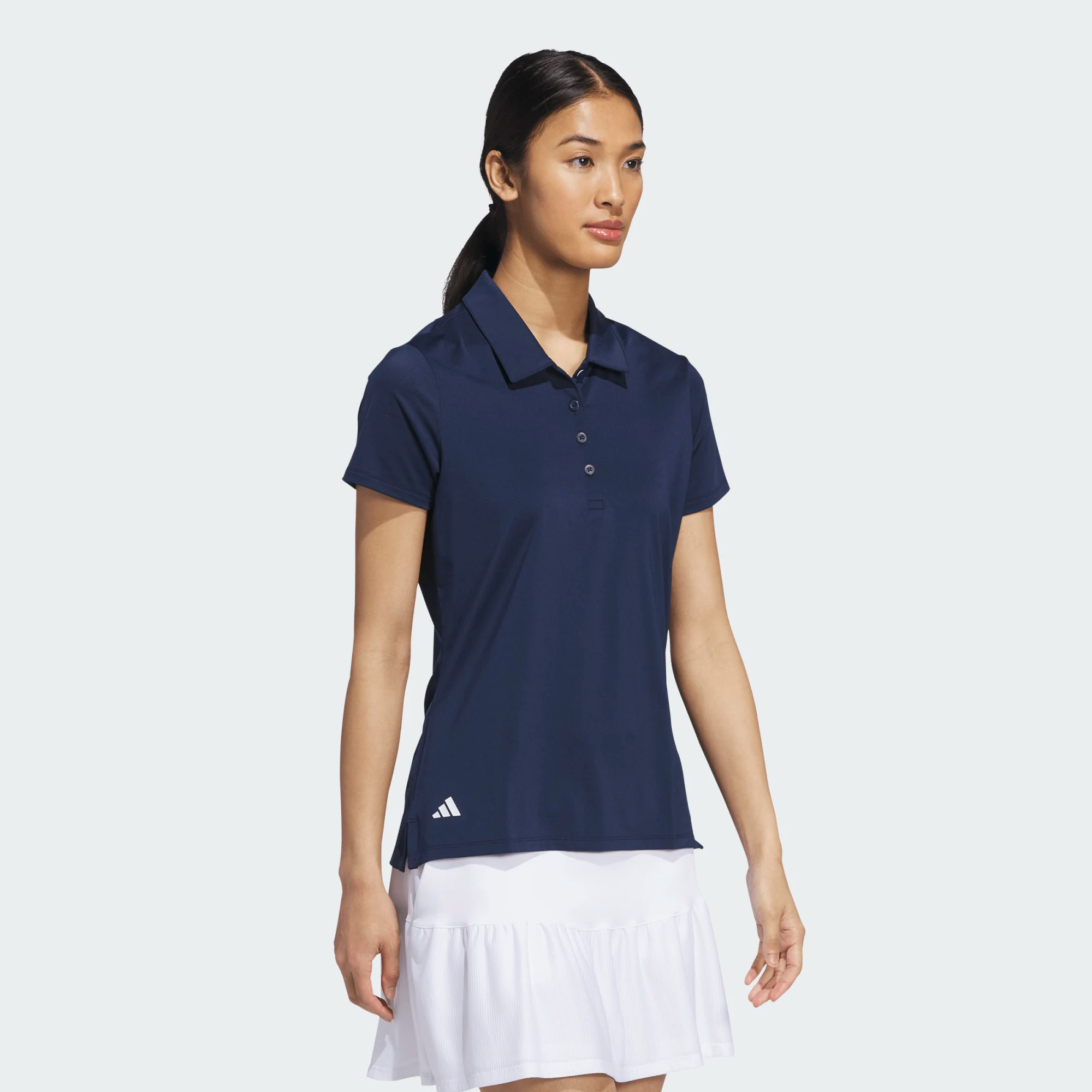 Adidas Ladies Ultimate365 Solid Short Sleeve Polo