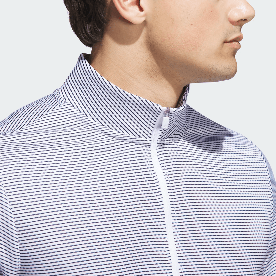 Adidas Performance Printed Quarter-Zip Jacket - White