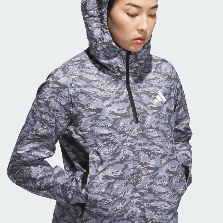 Adidas Ladies Climaproof+ Anorak Golf Jacket - Purple