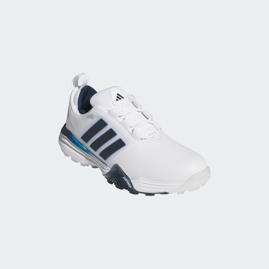 Adidas Ladies Adipower 26 Spikeless Golf Shoes - White/Navy