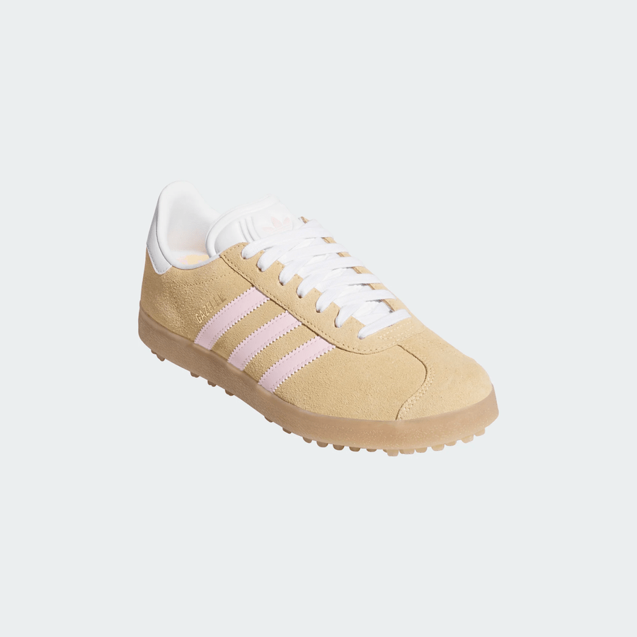 Adidas Ladies Gazelle Spikeless Golf Shoes - Orange/Pink