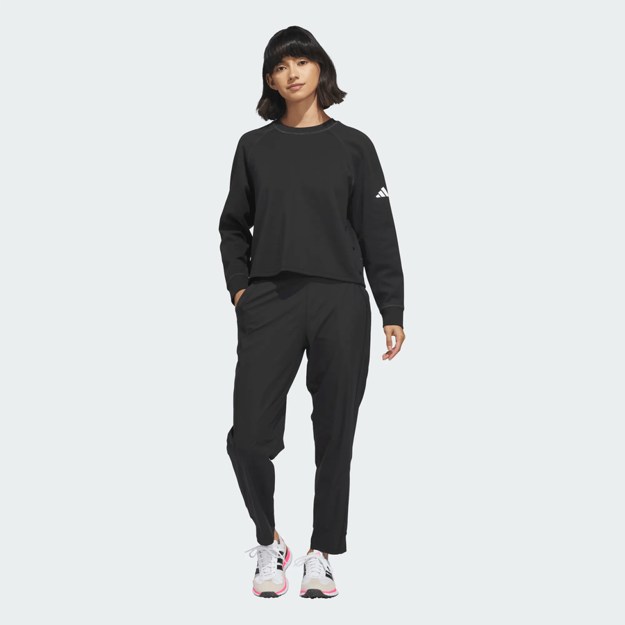 Adidas Ladies Beyond The Course Side-Snap Crew Layer - Black