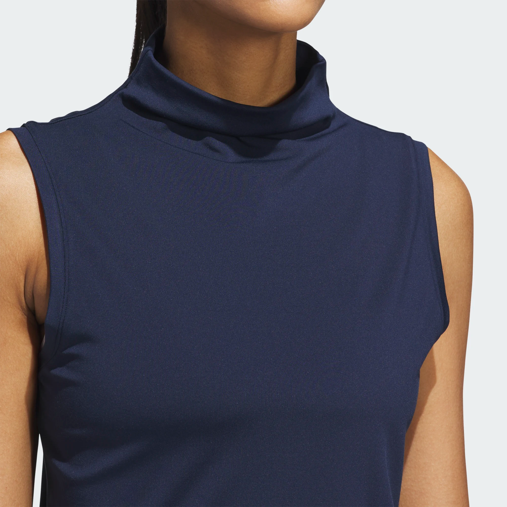 Adidas Ladies Ultimate365 Butterspun Sleeveless Mock Neck Top