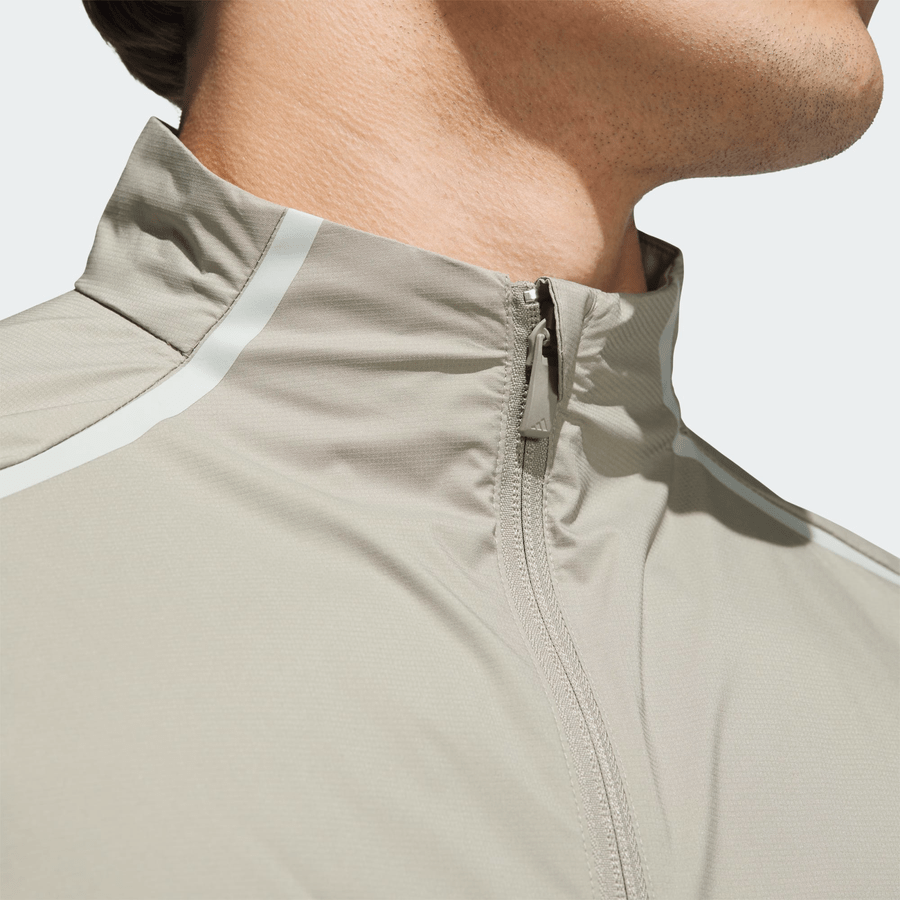 Veste de golf Adidas Provisional à manches courtes - gris
