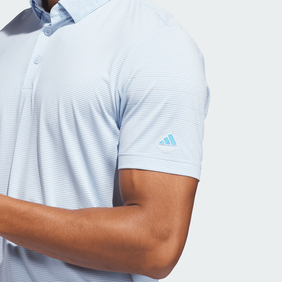 Adidas Ultimate365+ Pencil Stripe Climacool Polo Shirt