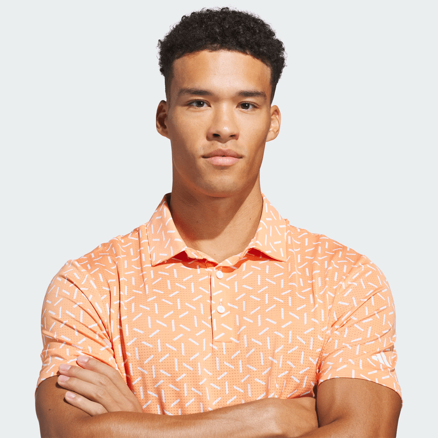 Adidas Ultimate365 Mesh Print Climacool Polo Shirt