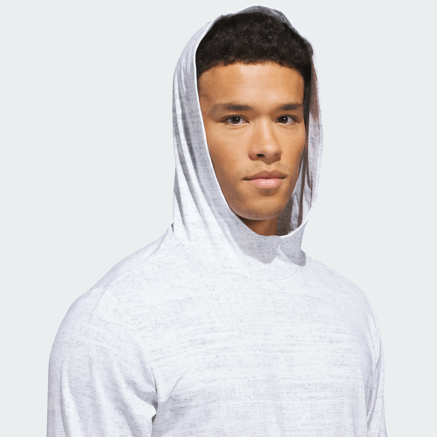 Adidas Performance Printed Lightweight Hoodie - White