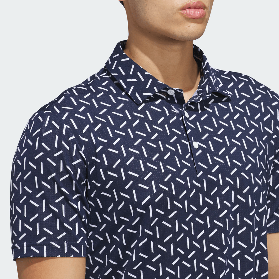 Adidas Ultimate365 Mesh Print Climacool Polo Shirt