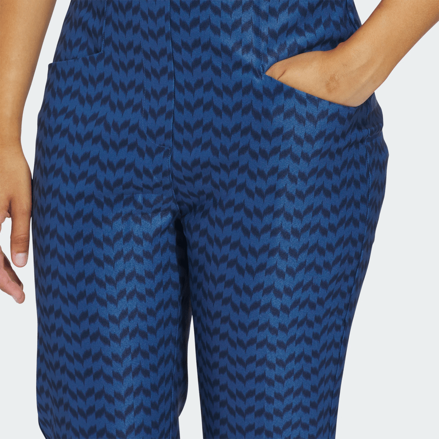 Adidas Ladies Ultimate365 Printed Ankle Pants