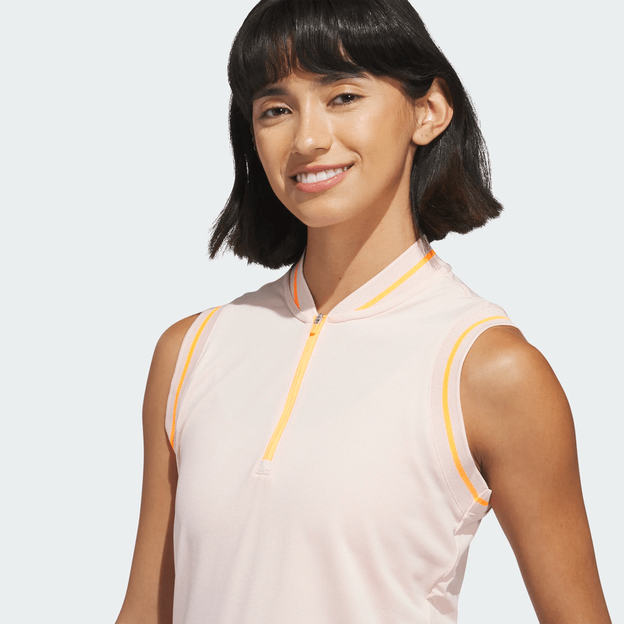Adidas Ladies Ultimate365 Zip Polo
