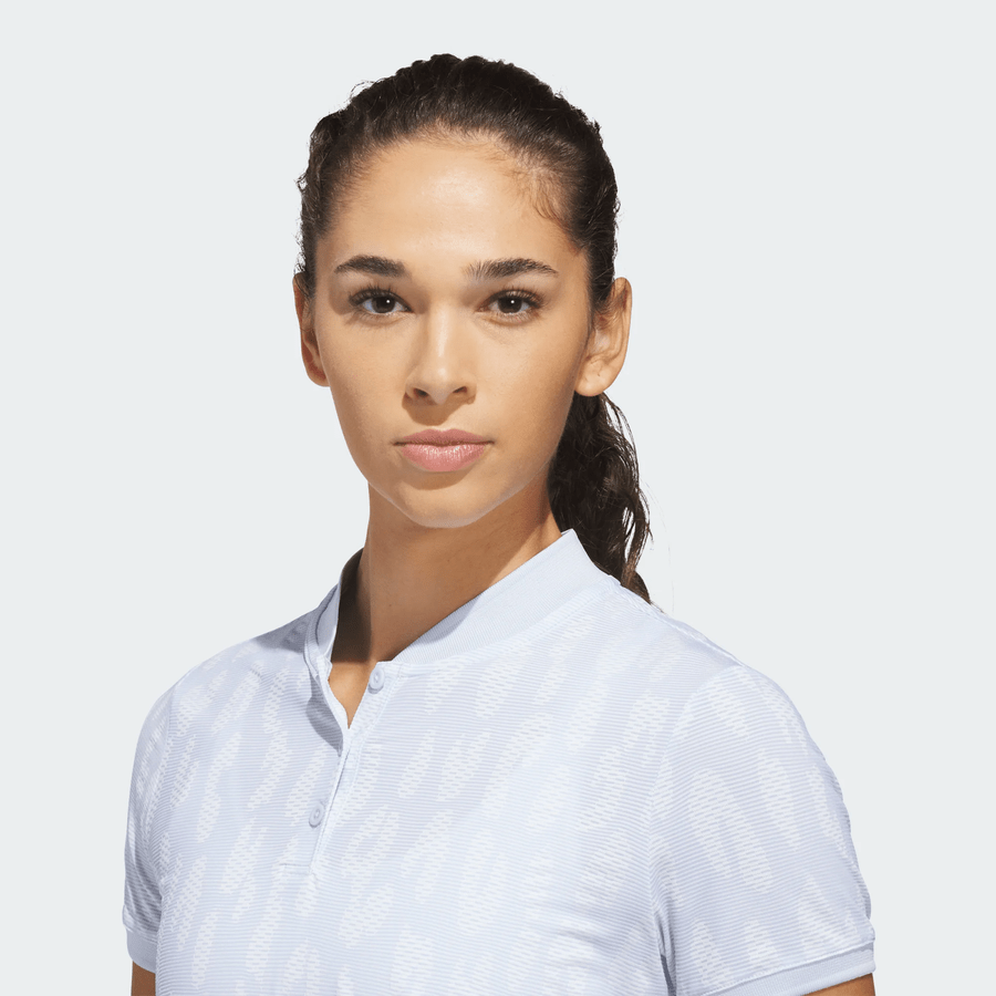 Adidas Ladies Ultimate365 Jacquard Climacool Polo Shirt