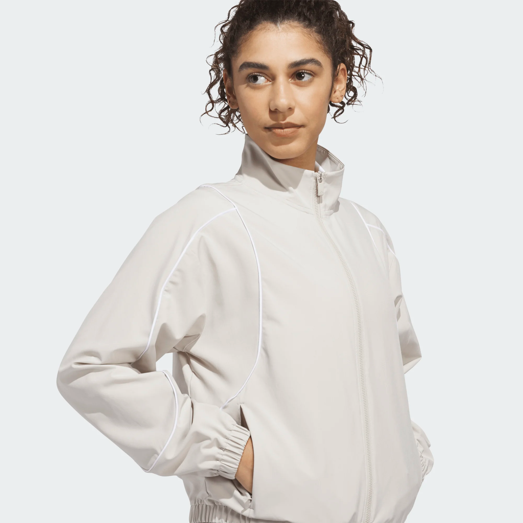 Adidas Ladies Ultimate365 Set Jacket - Beige