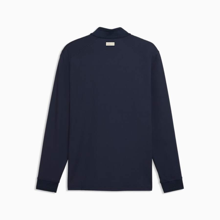 Puma x Arnold Palmer CLOUDSPUN 1/4 Zip Golf Jacket - Navy