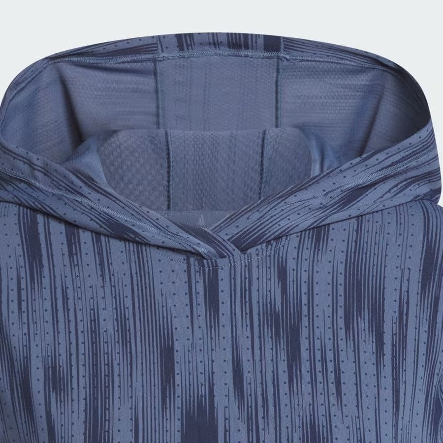 Adidas Ladies Ultimate365 Printed Hoodie - Navy