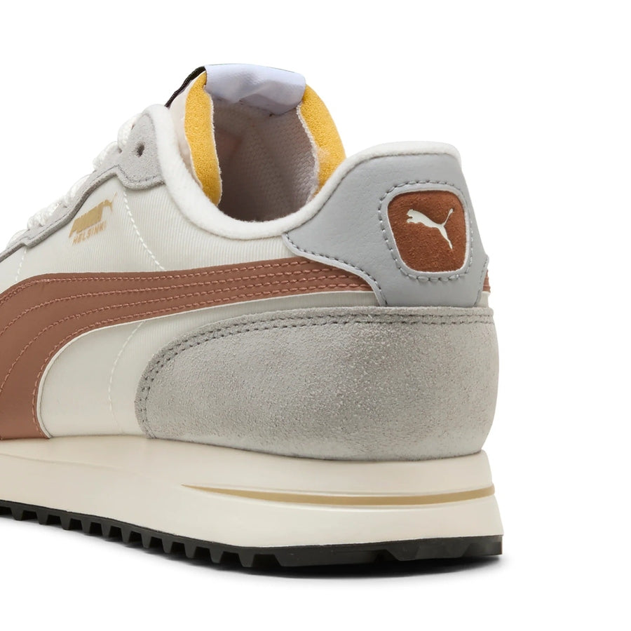 Puma Helsinki G Spikeless Golf Shoes - Gray/Brown