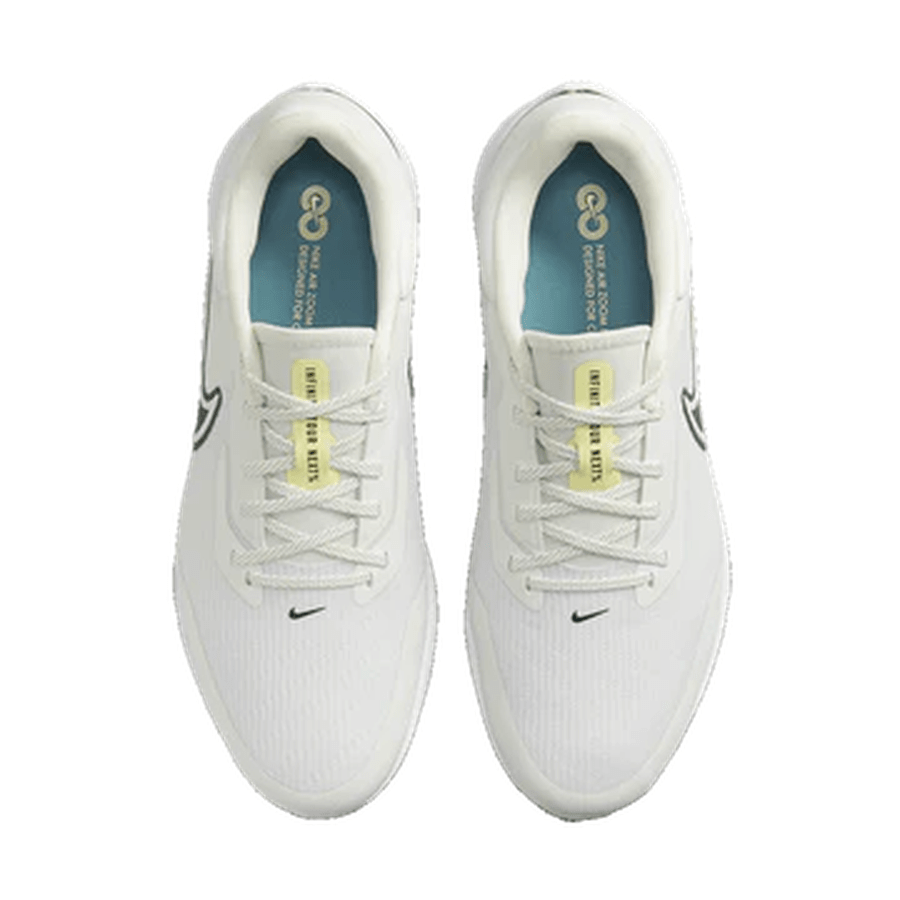 Nike Air Zoom Infinity Tour NEXT% Golf Shoes - White/Aqua