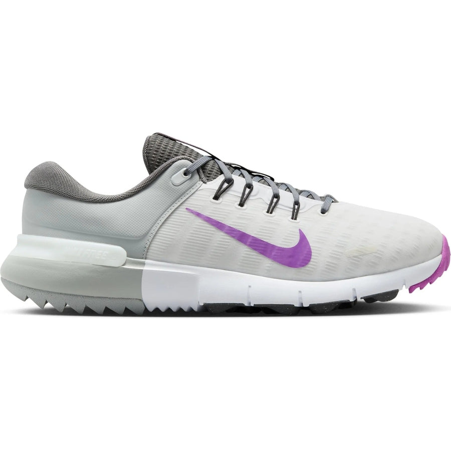 Nike Free Golf NN Spikeless Golf Shoes - White/Purple