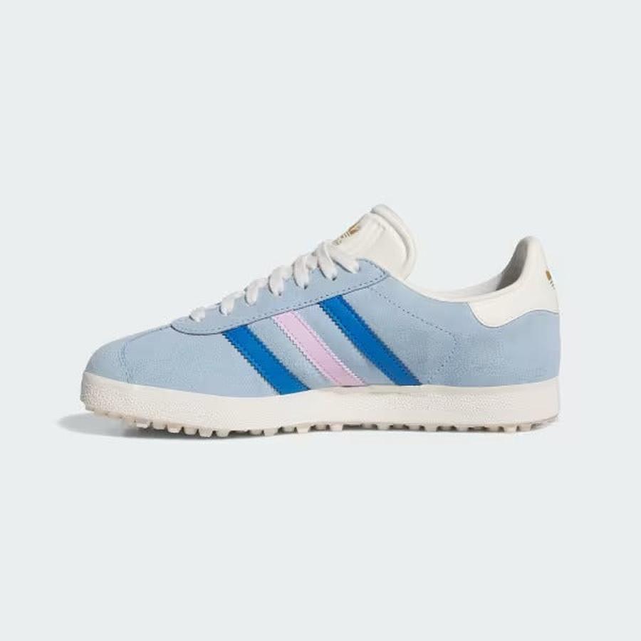 Adidas Ladies Gazelle Spikeless Golf Shoes - Blue/Navy