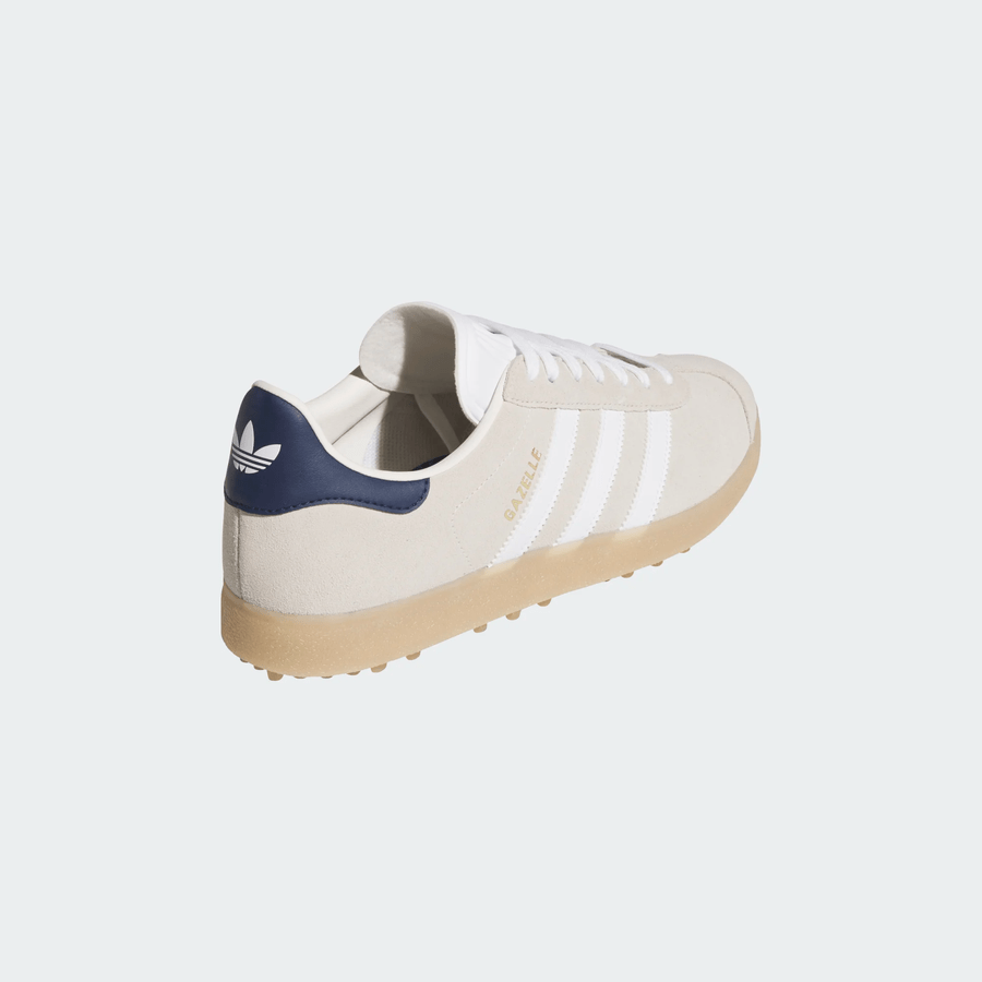 Adidas Gazelle Spikeless Golf Shoes - Beige/White