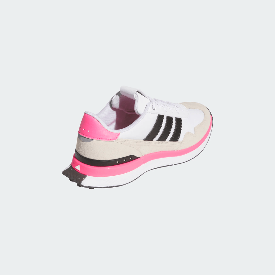 Adidas Ladies S2G 26 Textile Spikeless Golf Shoes - White/Black/Pink