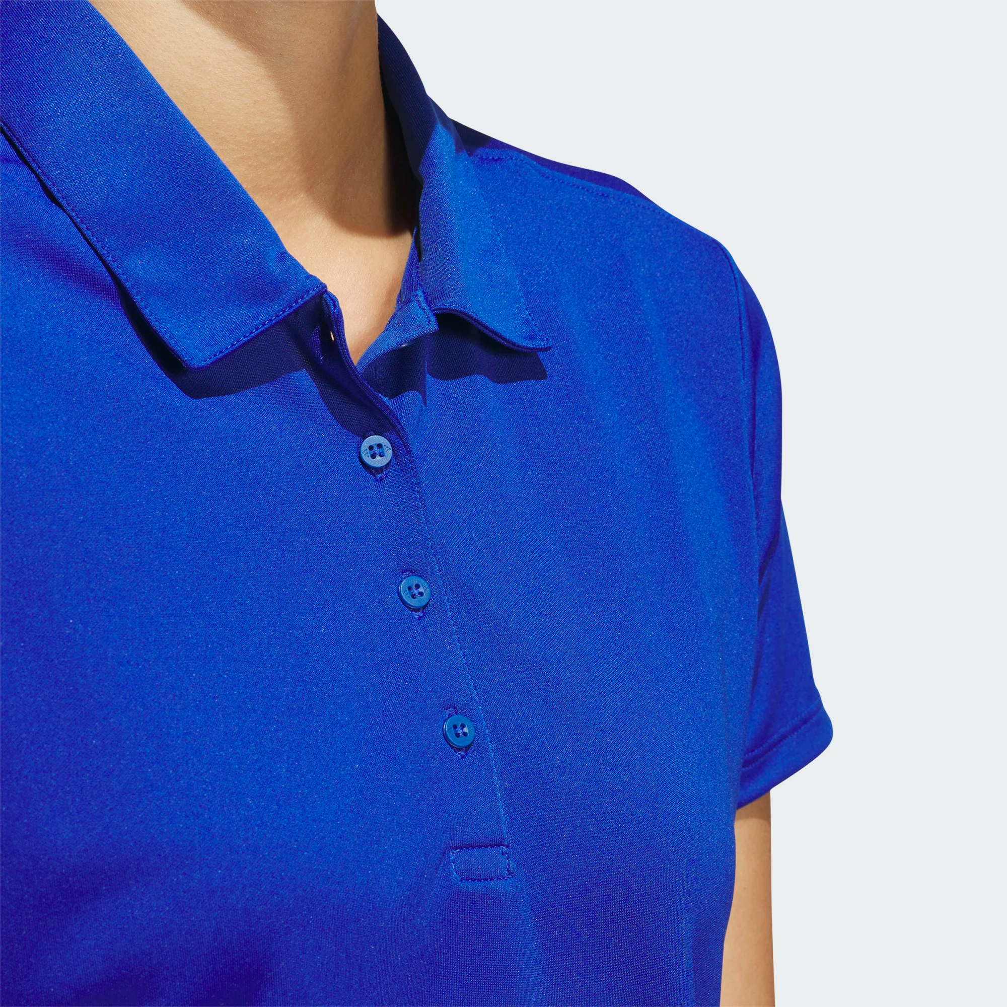 Adidas Ladies Solid Performance Short Sleeve Golf Polo