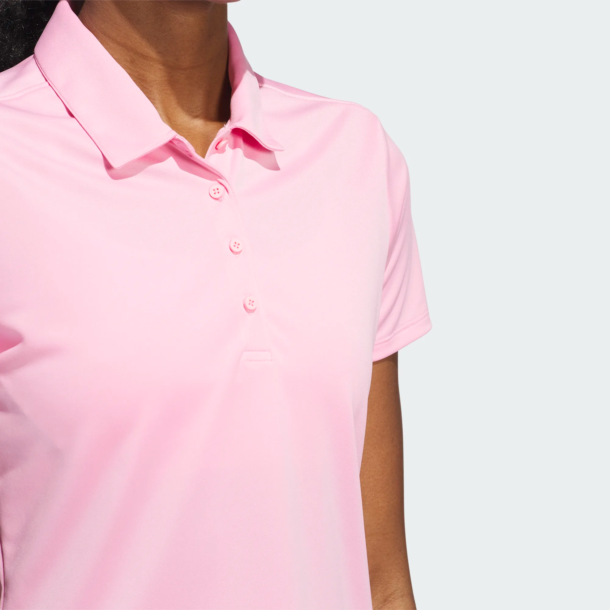 Adidas Ladies Solid Performance Short Sleeve Golf Polo