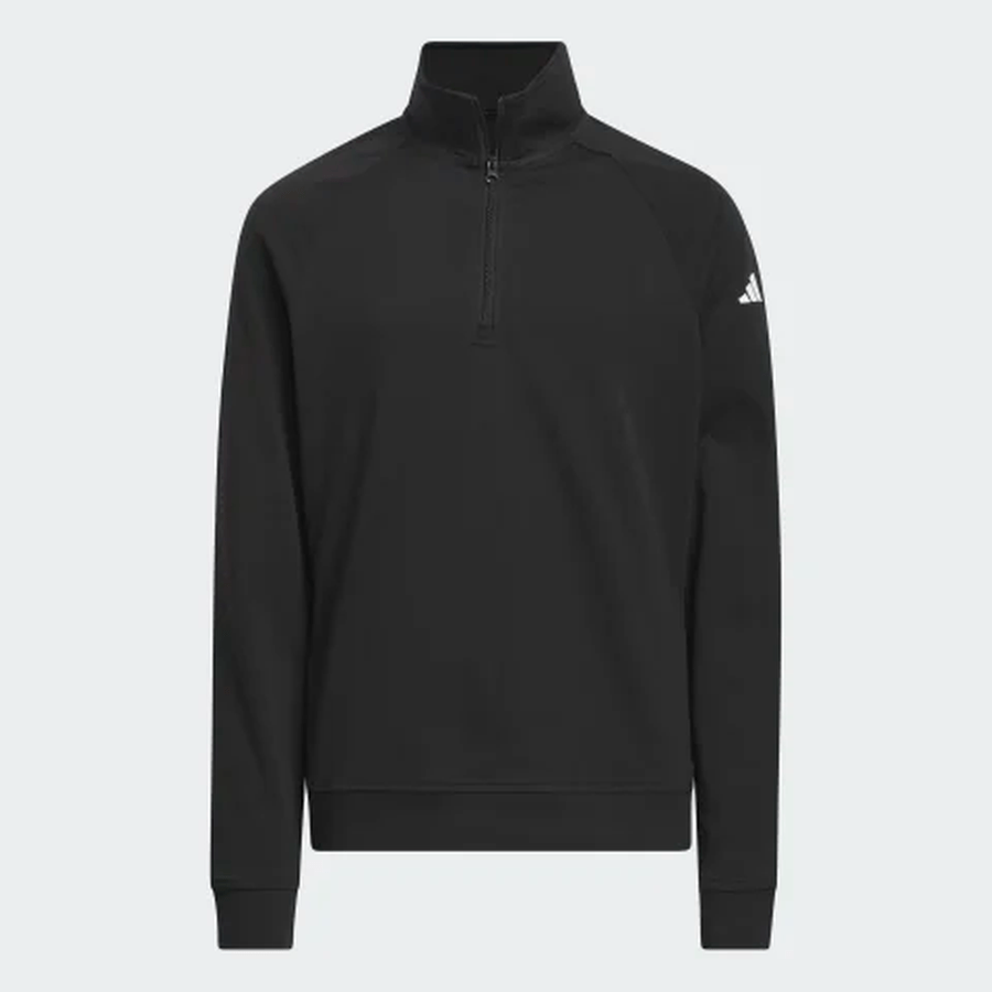 Adidas Junior's Unisex Quarter-zip Layer - Black