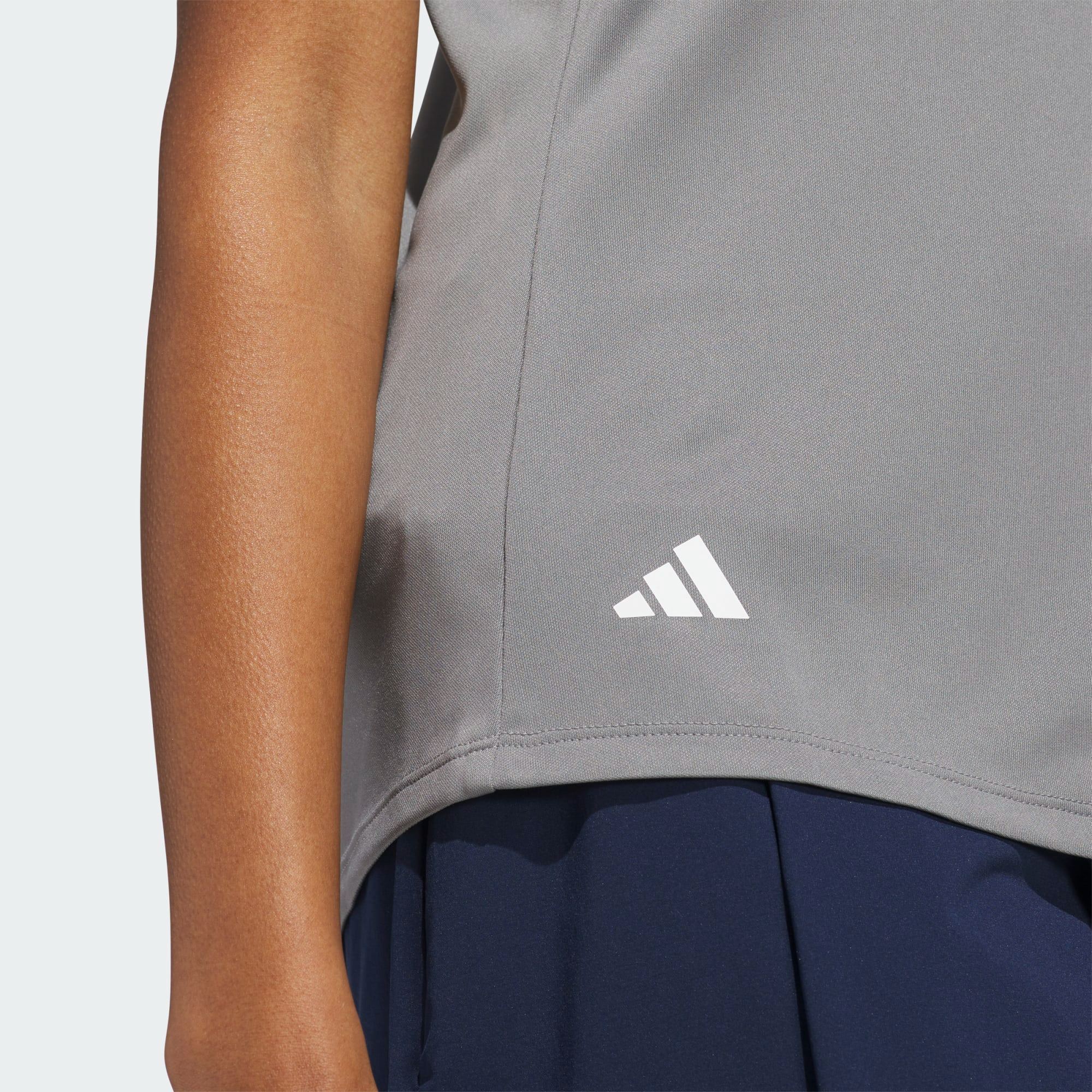 Adidas Ladies Solid Performance Short Sleeve Golf Polo