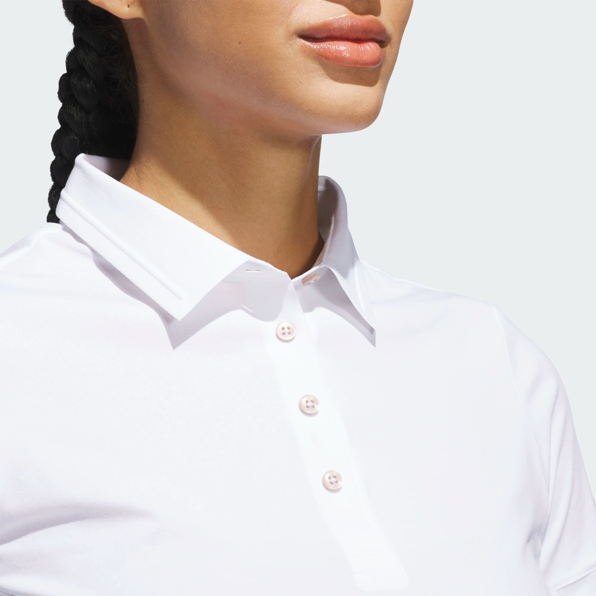 Adidas Ladies Ultimate365 Tour Twistknit Short Sleeve Polo