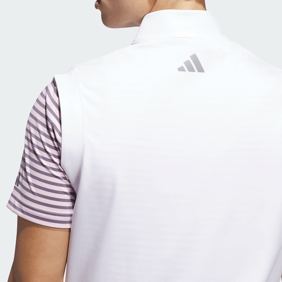 Adidas Ultimate365 Classic Quarter-Zip Golf Vest - White