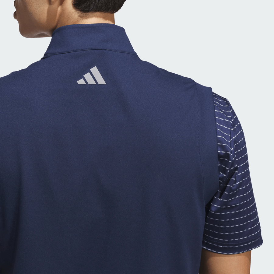 Adidas Ultimate365 Classic Quarter-Zip Golf Vest - Navy