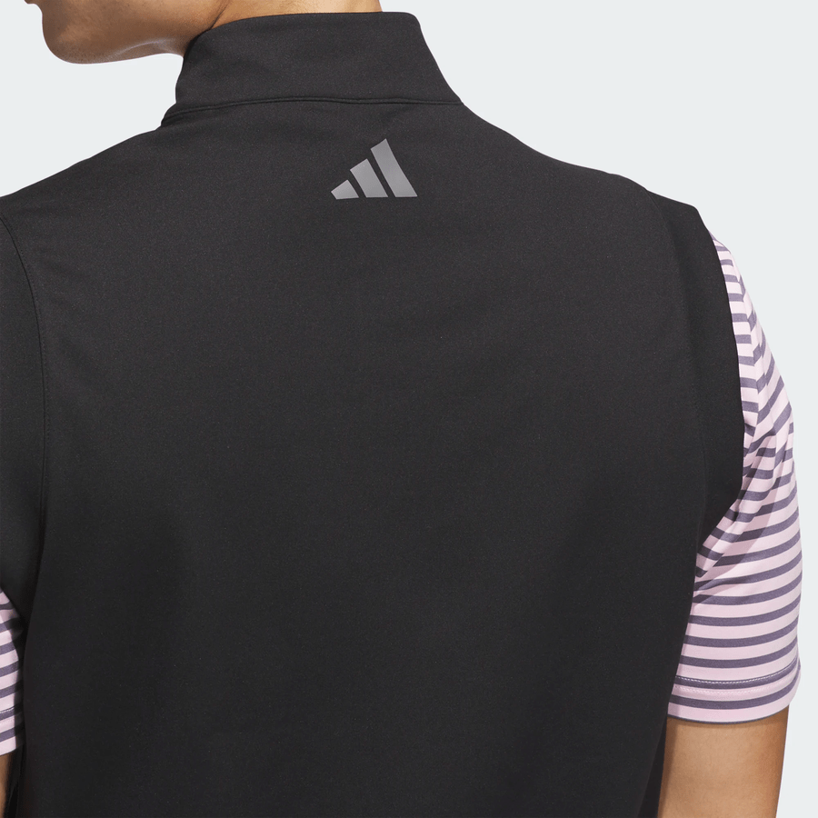 Adidas Ultimate365 Classic Quarter-Zip Golf Vest - Black