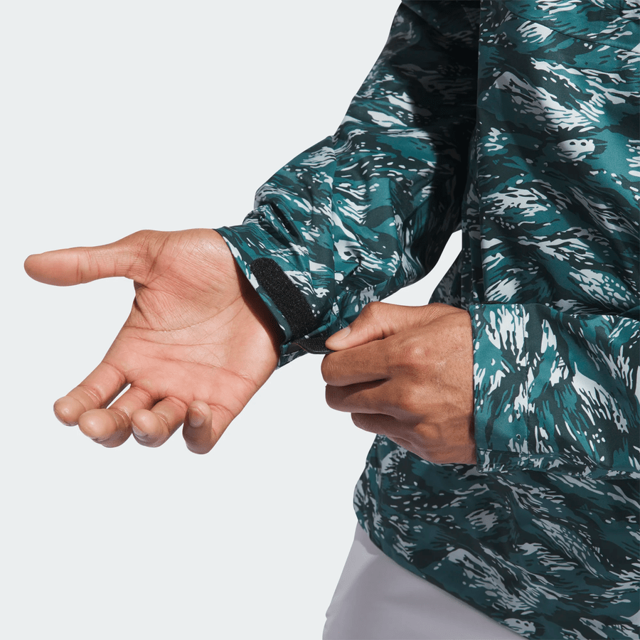 Adidas Climaproof+ Anorak Golf Jacket - Teal