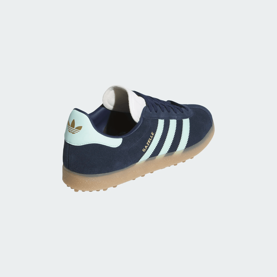 Adidas Gazelle Spikeless Golf Shoes - Navy/Mint