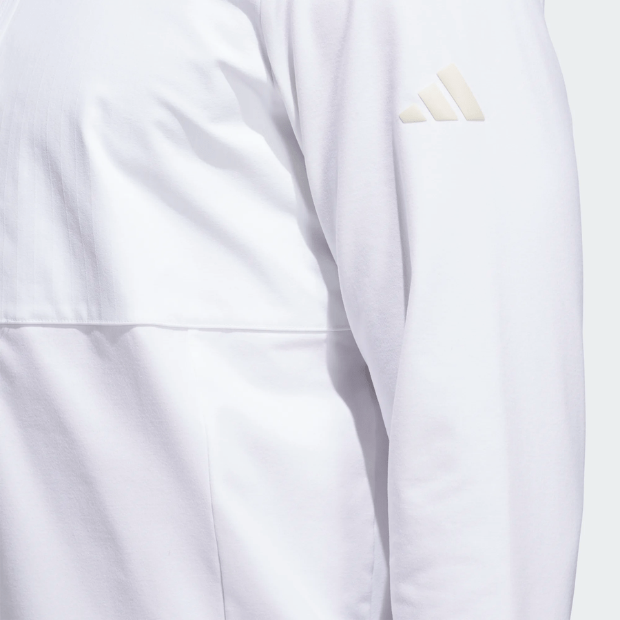 Adidas Ultimate365 Tour Quarter-Zip Golf Pullover - White