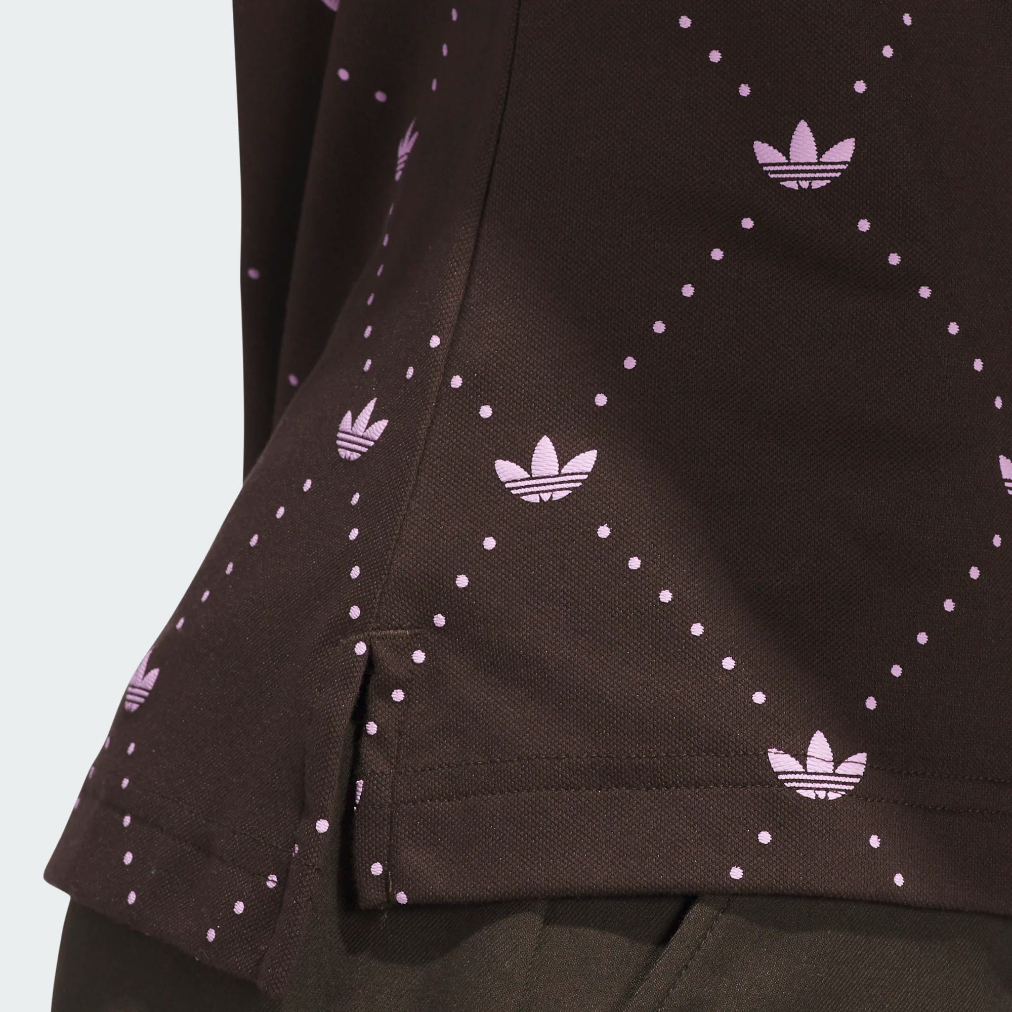 Adidas Ladies Originals Printed Trefoil Polo