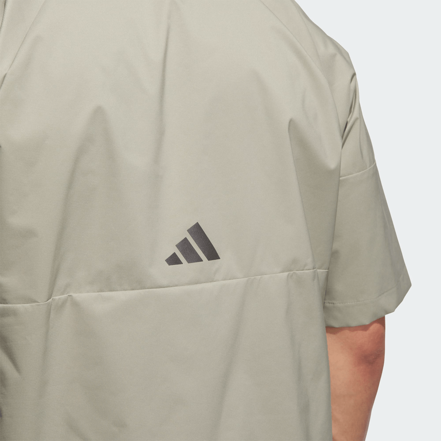 Veste de golf Adidas Provisional à manches courtes - Gris