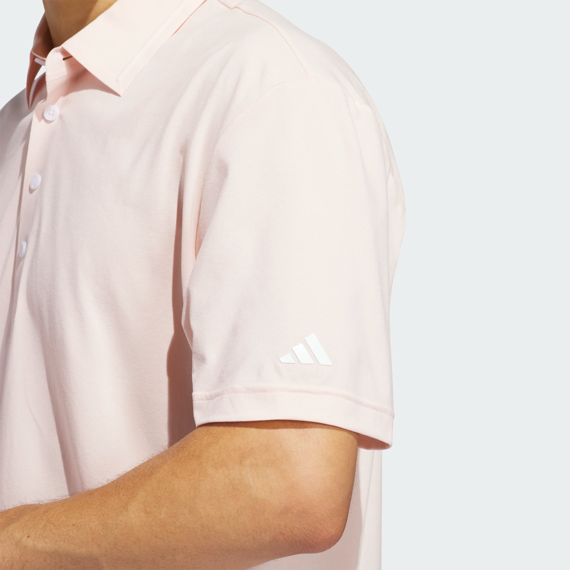 Adidas Ultimate365 Twistknit Tour Polo Shirt - Pink