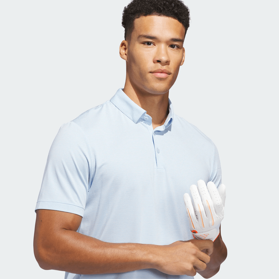 Adidas Ultimate365+ Pencil Stripe Climacool Polo Shirt