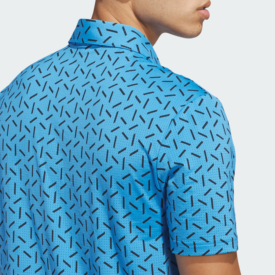Adidas Ultimate365 Mesh Print Climacool Polo Shirt