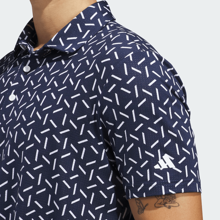 Adidas Ultimate365 Mesh Print Climacool Polo Shirt