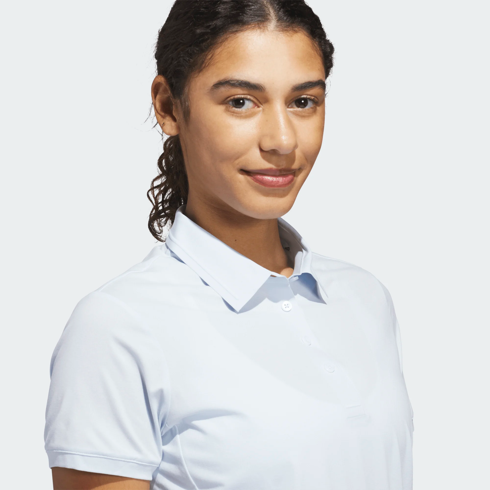 Adidas Ladies Ultimate365 Tour Twistknit Short Sleeve Polo
