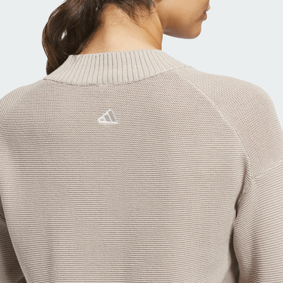 Adidas Pull en maille Ultimate365 pour femme - beige