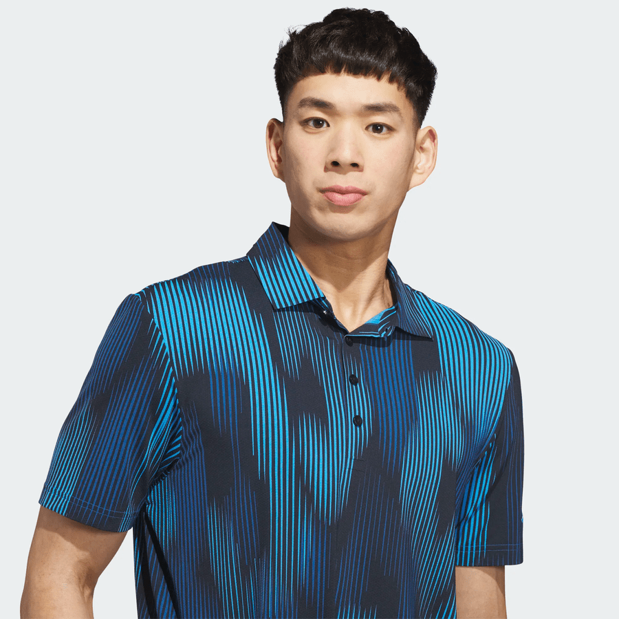 Adidas Ultimate365 Tour Cool Feel Print Polo Shirt