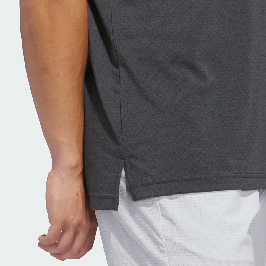 Polo Adidas Ultimate365+ Go-To à imprimé - noir
