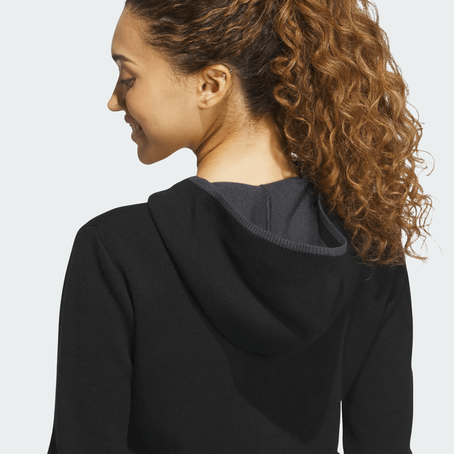 Adidas sweat à capuche en maille Ultimate365 Tour pour femme - Noir