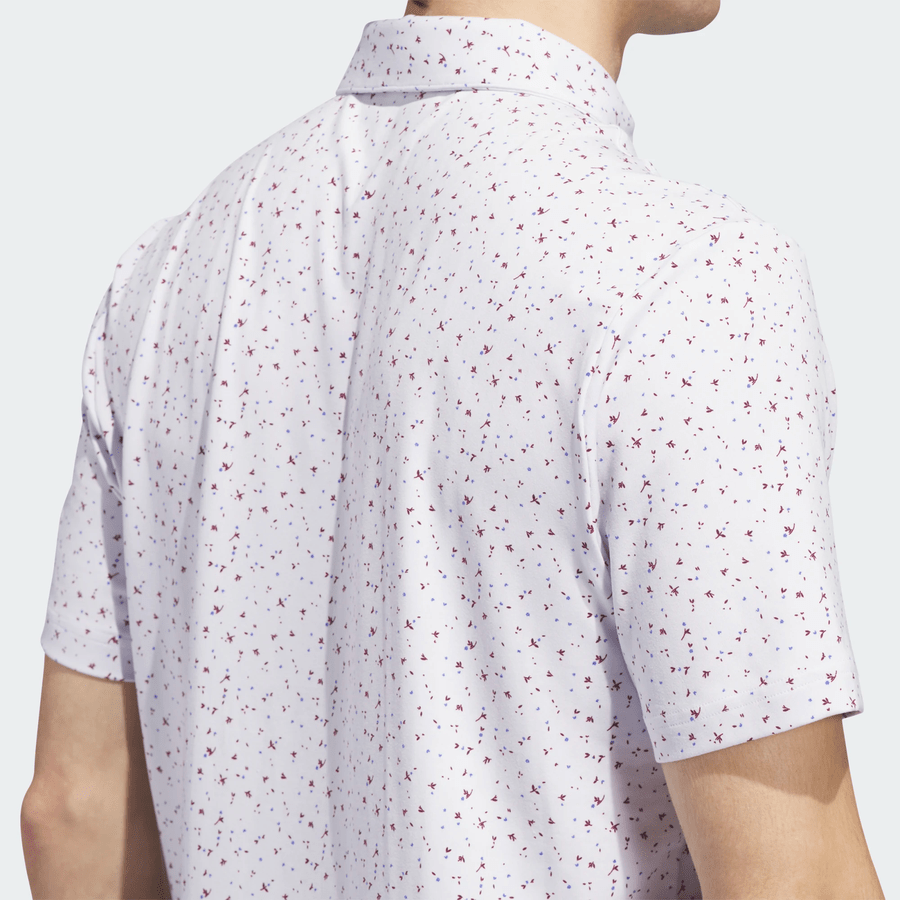 Adidas Ultimate365+ Climacool Butterspun Break Out Print Polo Shirt