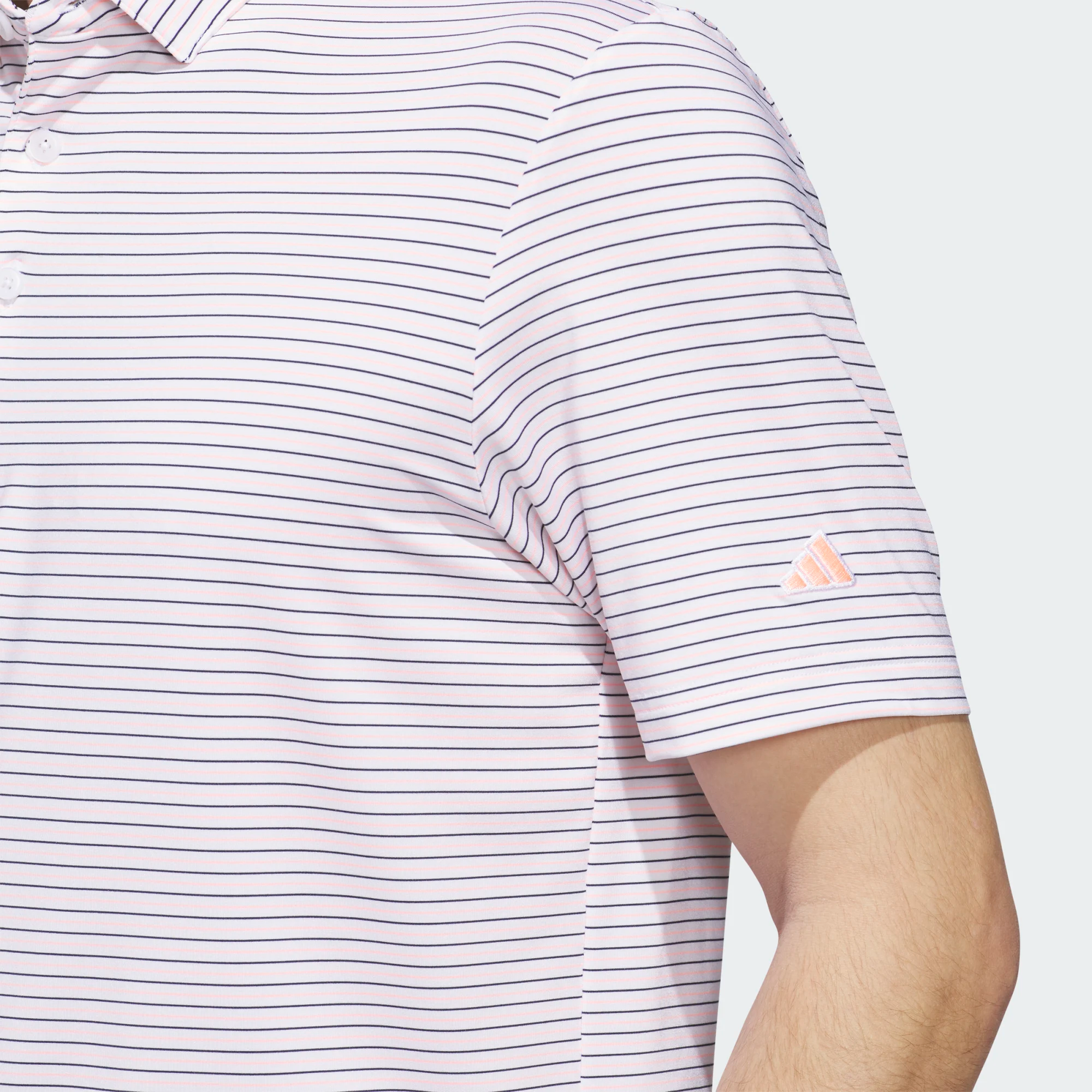 Polo Adidas Ultimate365+ à rayures tricolores