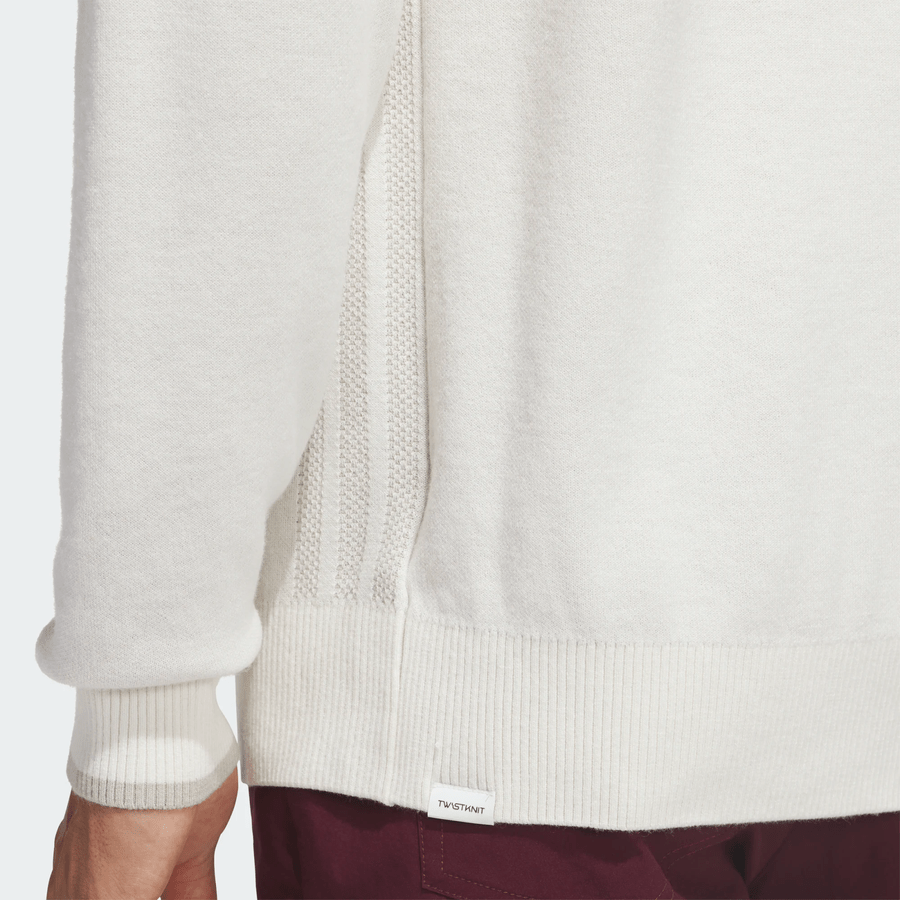 Adidas Ultimate Tour Twistknit Hoodie - White